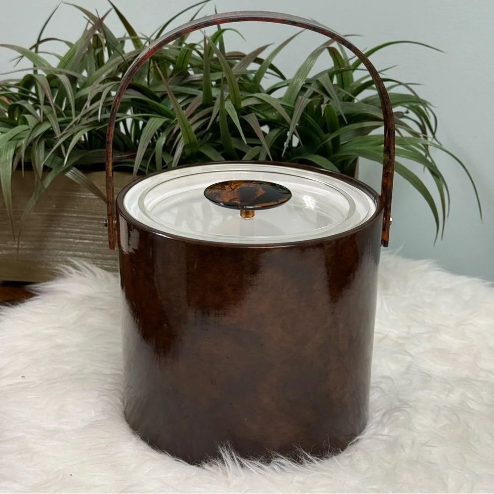 George Briard ice bucket signed vintage